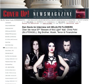 Helalyn Flowers interview   for Cover Up! Magazine